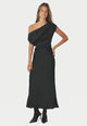 168543 Lilith Heavy Sateen Dress_Black_Model_0