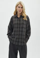 171678 Dalma Flannel Check Shirt_Warm Grey_Model_0