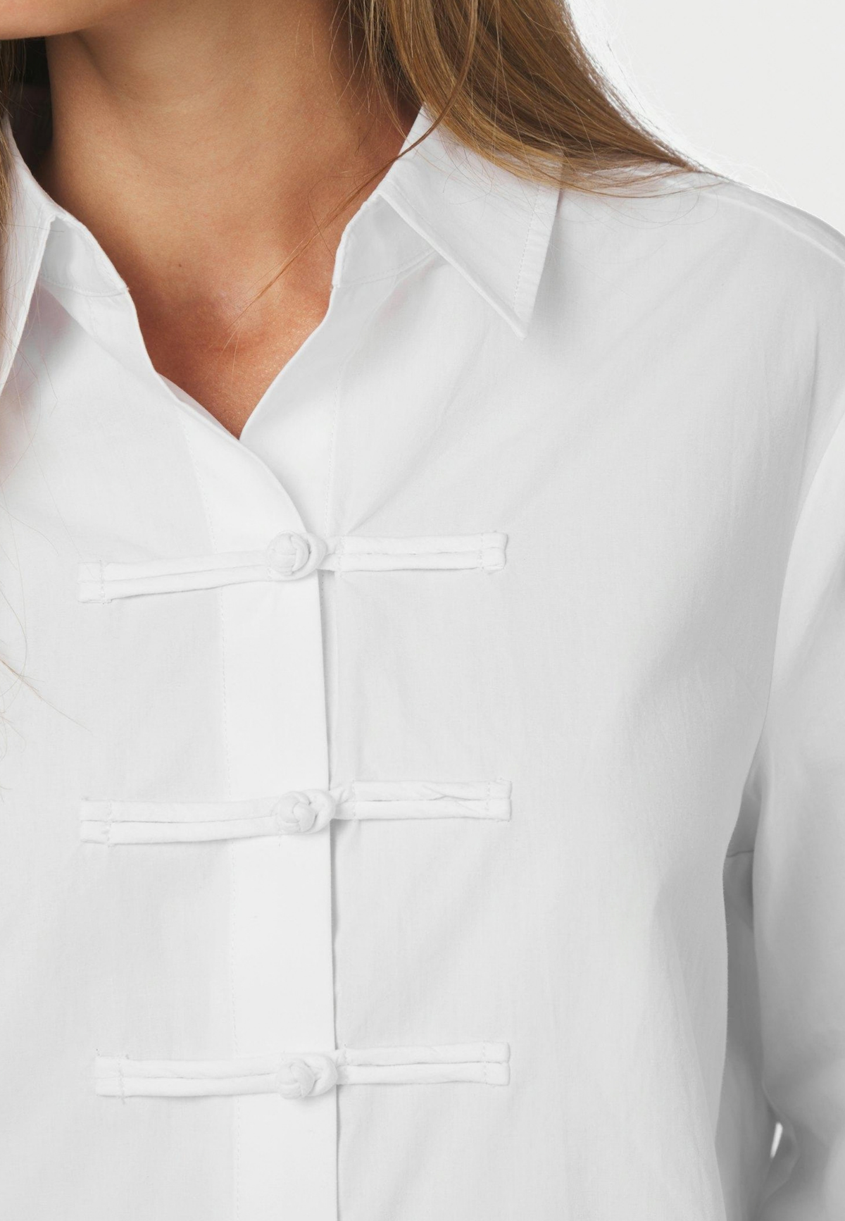 170424 Cam Poplin Shirt_Off White_Model_1