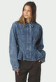 169549 Rivora Denim Peplum Jacket_Blue_Model_0