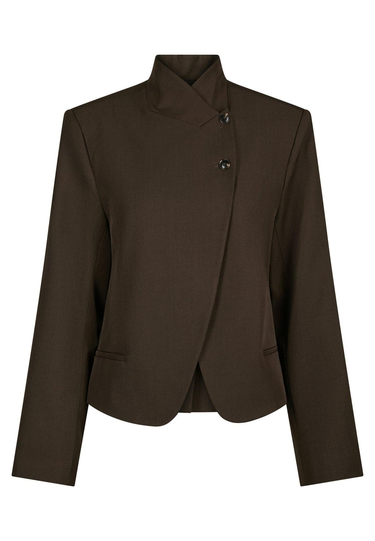 170815 Tiria Structure Blazer_Dark Brown_Packshot_0