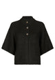 167446 Senuta Fluffy Knit Cardigan_Dark Brown_Packshot_0