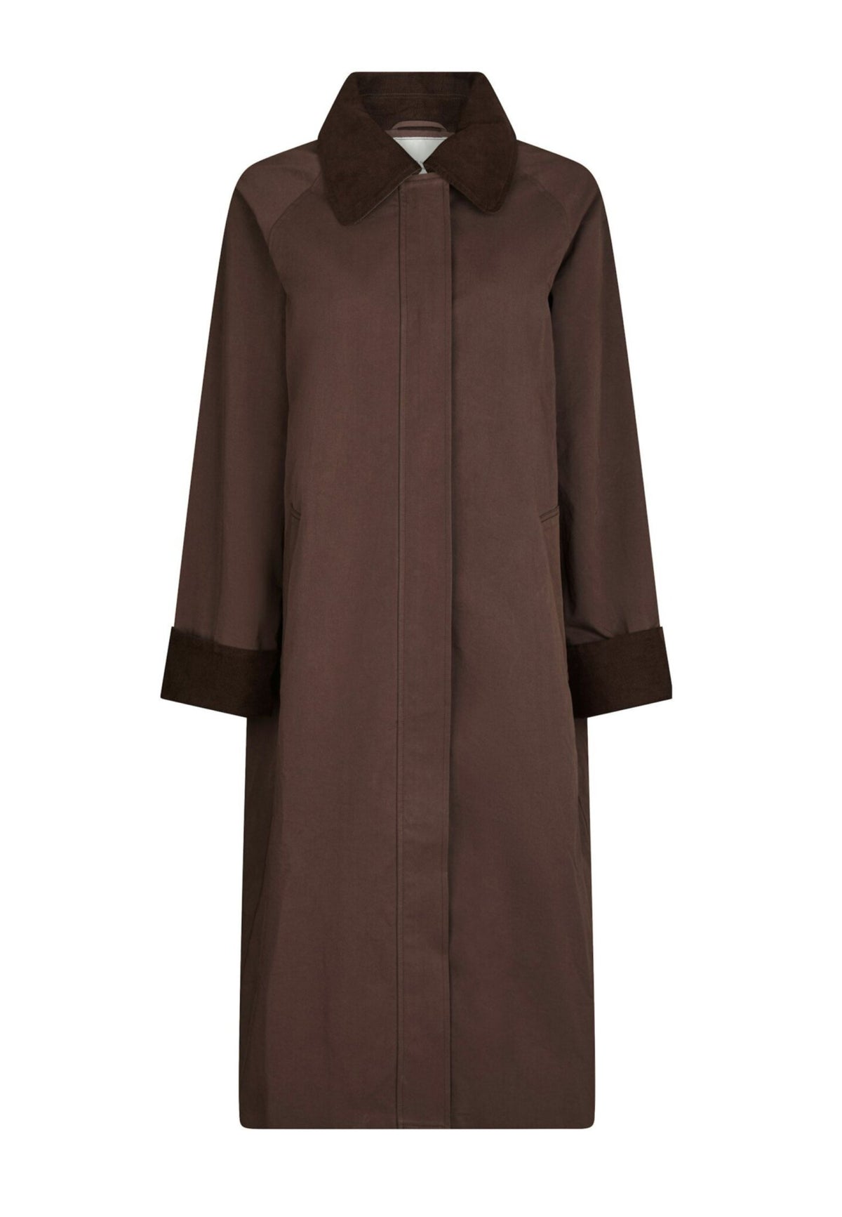 167181 Annalia Cord Coat_Dark Brown_Packshot_0