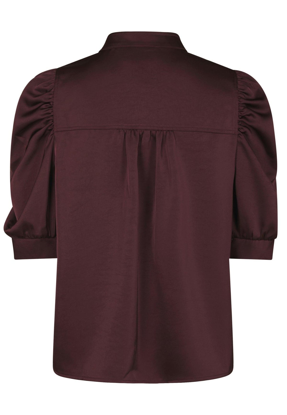 162590 Roella Heavy Sateen Blouse_Burgundy_Packshot_1