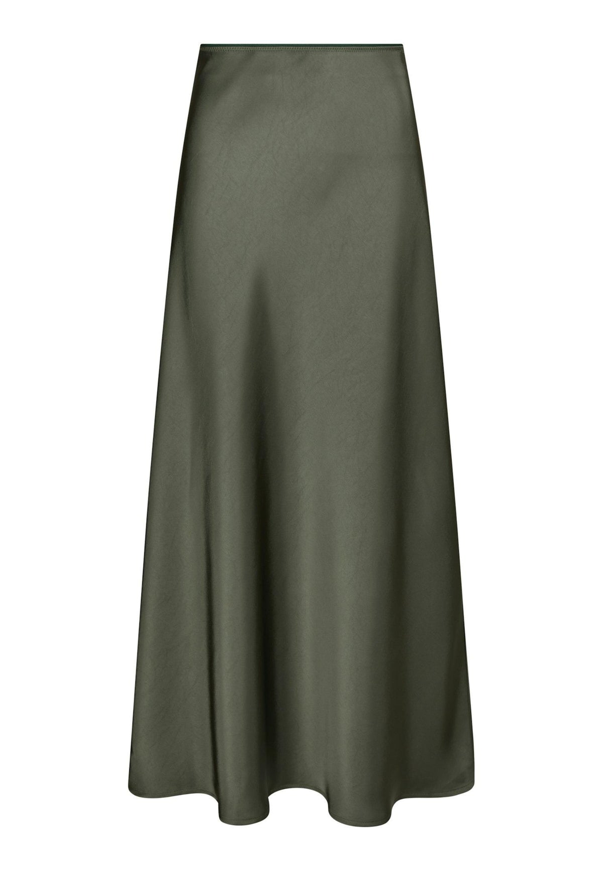 159588 Vicky Heavy Sateen Skirt_Deep Green_Packshot_0
