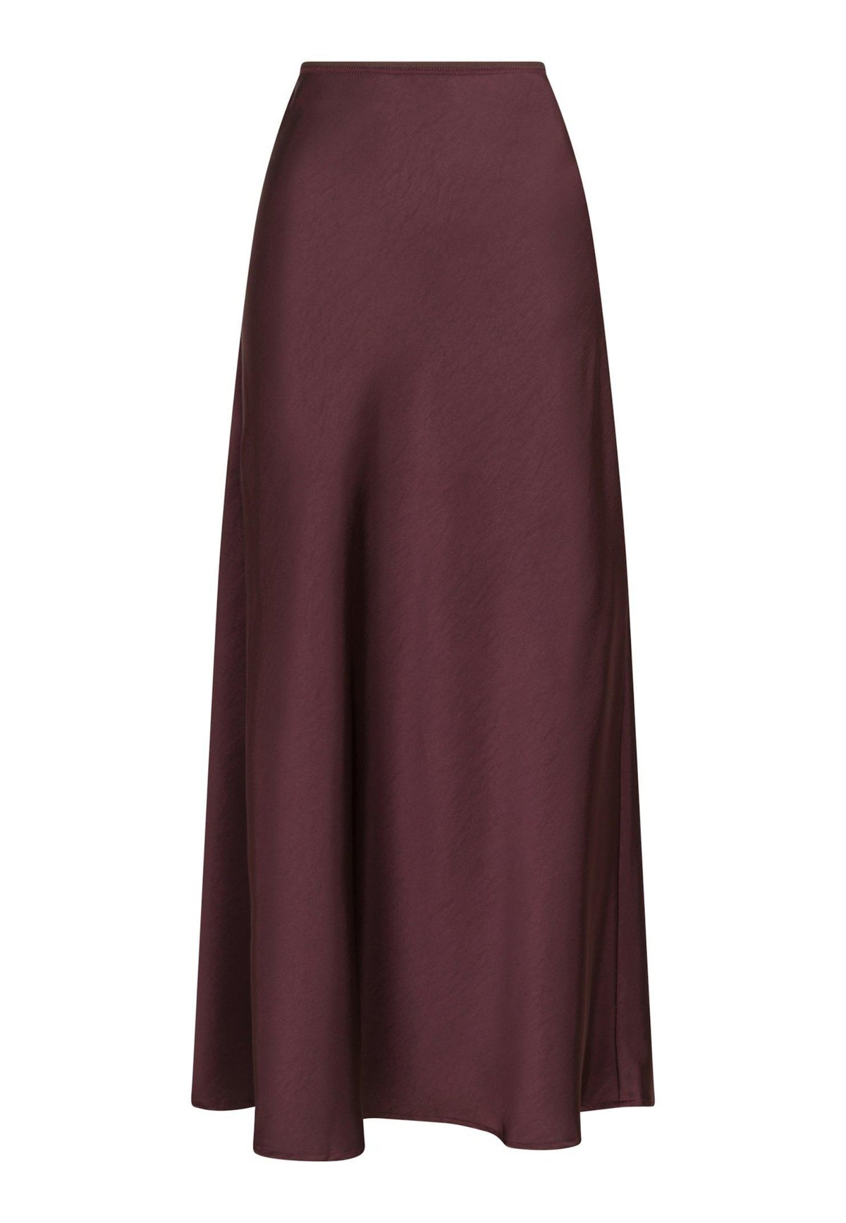 159588 Vicky Heavy Sateen Skirt_Burgundy_Packshot_0