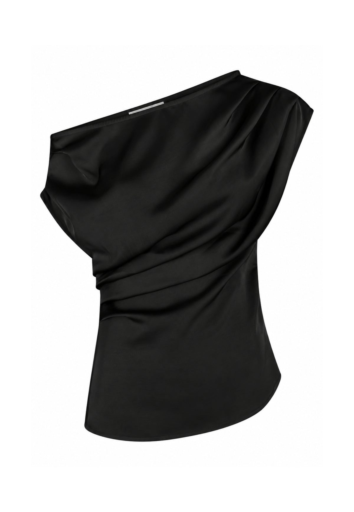 171629 Dabelle Heavy Sateen Top_Black_Packshot_0