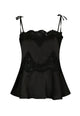 169570 Laela Heavy Sateen Lace Top_Black_Packshot_0