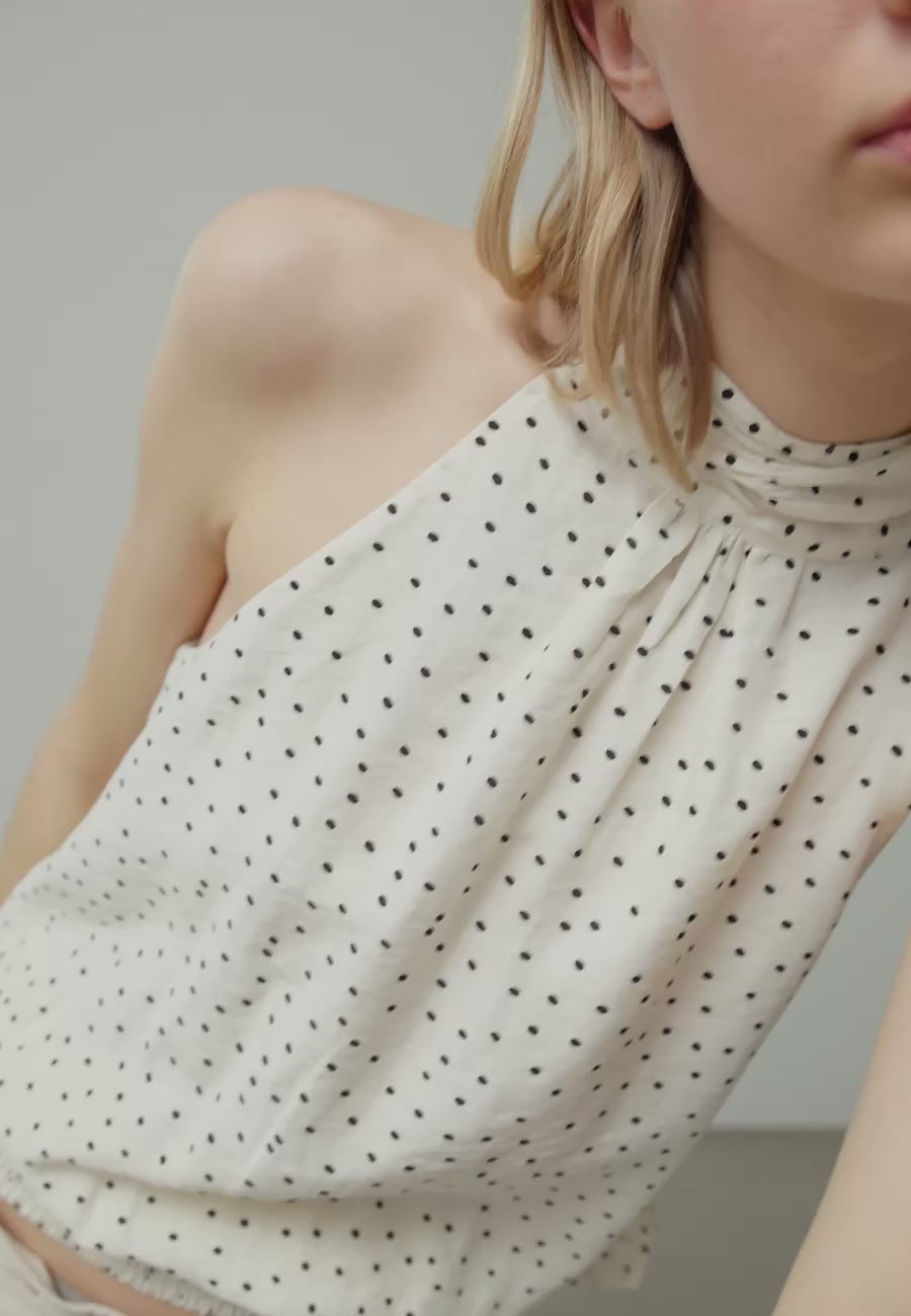 169566 Mos Mini Dot Top_Off White_Video_0